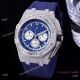 Iced Out Audemars Piguet Royal Oak Chronograph Watches Blue White Dial (9)_th.jpg